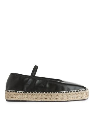 Arket + Leather Espadrilles