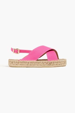 Last Studio + Sada Canvas Espadrille Slingback Sandals