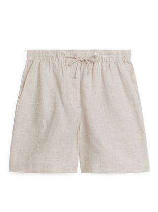 Arket + Linen Drawstring Shorts