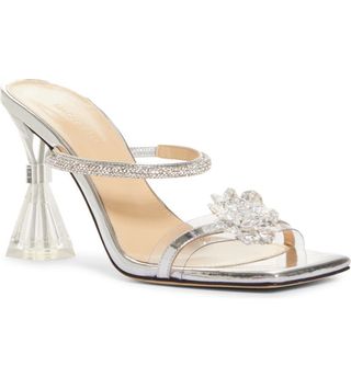 Mach 
Mach + Crystal Flower Slide Sandal