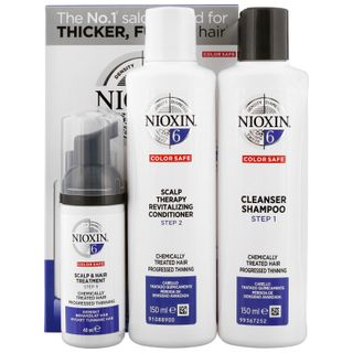 Nioxin + 3-part System Kit 6 for Chemically Treated Hair with Progressed Thinning