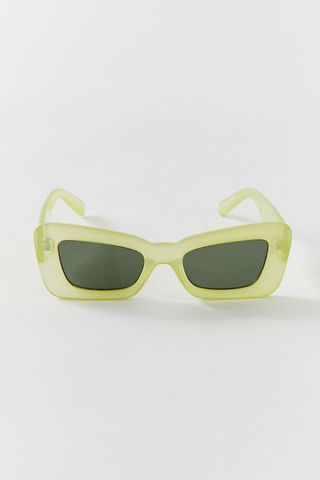 Urban Outfitters + Kittie Angled Rectangle Sunglasses
