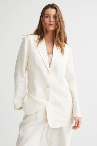 H&M + Linen-Blend Jacket