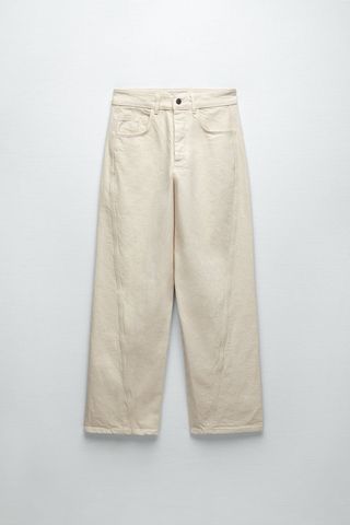 Zara + ZW the Low Rise Worker Jeans