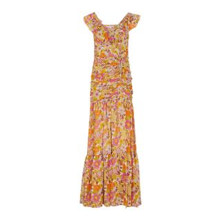 Veronica Beard + Alannah Floral-Print Silk-Gauze Maxi Dress