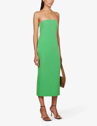 Pretty Lavish + Ari Sleeveless Cut-Out Woven Midi Dress