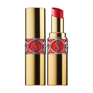 Yves Saint Laurent + Rouge Volupté Shine Lipstick Balm in 45 Rouge Tuxedo