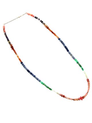 Jacquie Aiche + Graduated Multi Opal Beaded Necklace