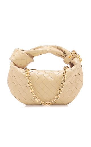 Bottega Veneta + The Mini Jodie Chain-Embellished Leather Bag