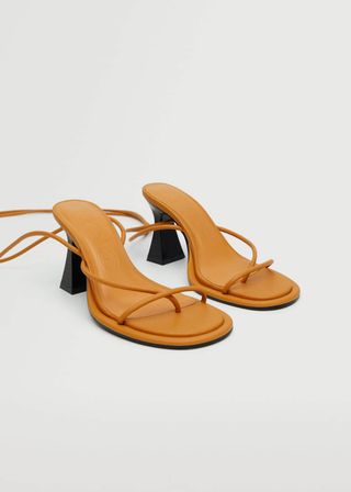 Mango + Strappy Heeled Sandals