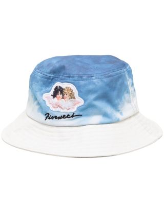 Fiorucci + Angels Logo-Patch Bucket Hat