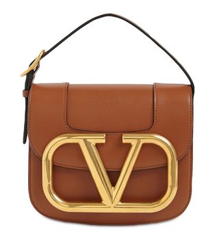 Valentino Garavani + Supervee Small Leather Top Handle Bag