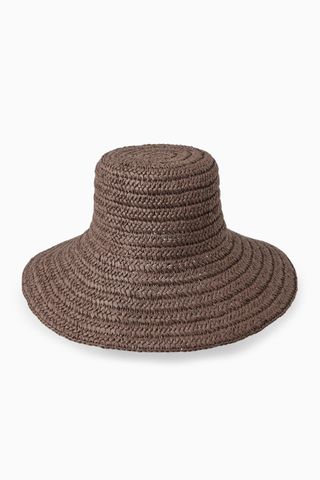 COS + Straw Bucket Hat