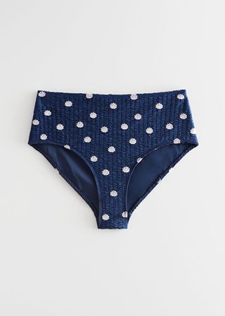 & Other Stories + Shell Embroidery Bikini Bottoms