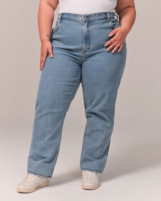 Abercrombie & Fitch + Curve Love Ultra High 90s Jeans
