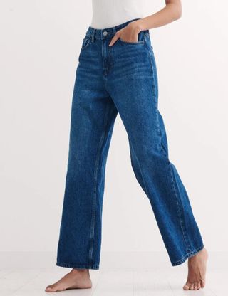 Nobody's Child + Wide Leg High Rise Jeans