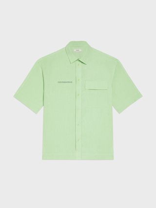 Pangaia + Aloe Linen Short Sleeve Shirt