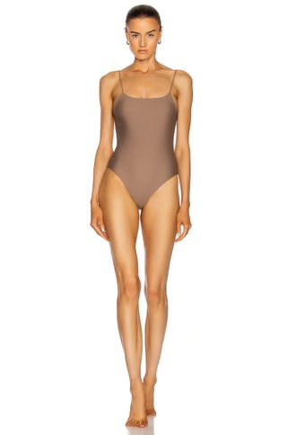 Jade Swim + Trophy One Piece Swimsuit