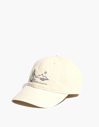 Madewell + Hikerscape Embroidered Broken-In Baseball Cap