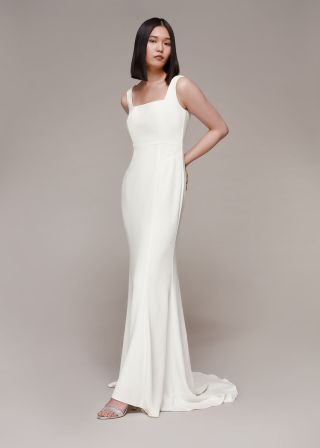 Whistles + Mia Square Neck Wedding Dress