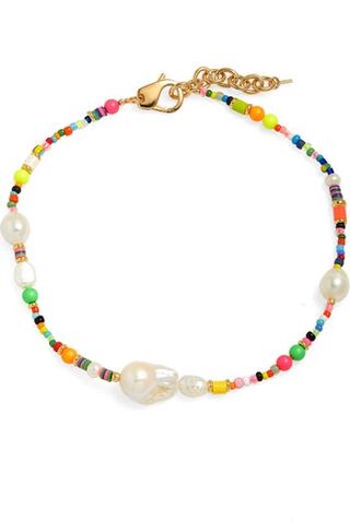 Martha Calvo + Mosaic Beaded Necklace