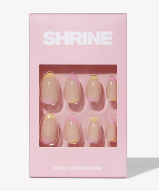 Shrine + Pink Lemonade False Nails