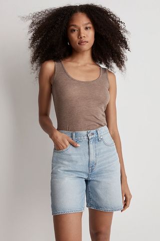 Madewell + Baggy Jean Shorts
