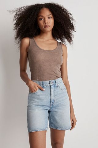 Madewell + Baggy Jean Shorts