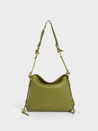 Charles & Keith + Cube Knotted Hobo Bag