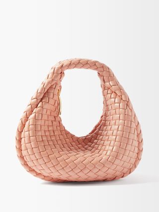 Bottega Veneta + Padded Jodie Intrecciato-Leather Shoulder Bag