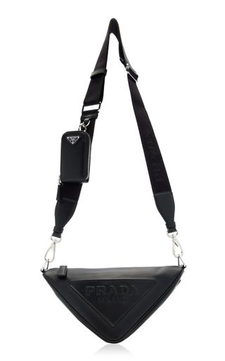 Prada + Leather Triangle Shoulder Bag