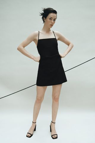 Zara + Strappy Mini Dress