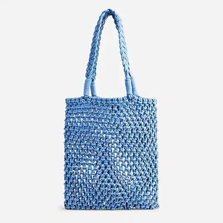J.Crew + Cadiz Hand-Knotted Rope Tote