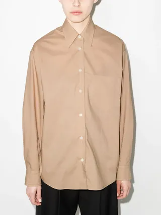 The Frankie Shop + Everyday Cotton Long-Sleeve Shirt