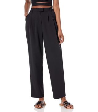The Drop + Dylan Pleated Straight Pant