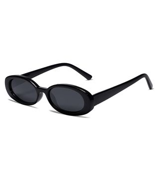 Amazon + Retro Oval Sunglasses
