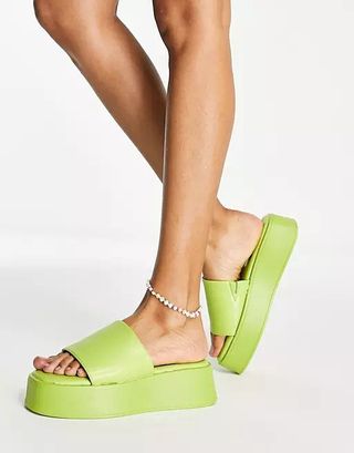 Schuh + Tatiana Chunky Mule Sandals