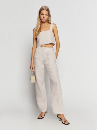 Reformation + Olivia Linen Two Piece