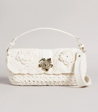 Ted Baker + Knitted Crochet Medium Shoulder Bag