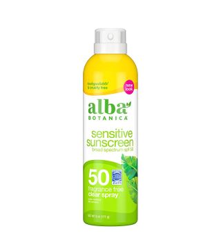 Alba Botanica + Sensitive Sunscreen Spray, SPF 50