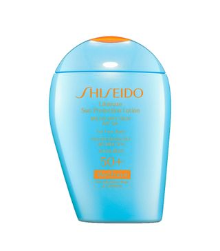 Shiseido + Ultra Sun Protection Lotion Broad Spectrum SPF 50+ WetForce for Sensitive Skin & Children