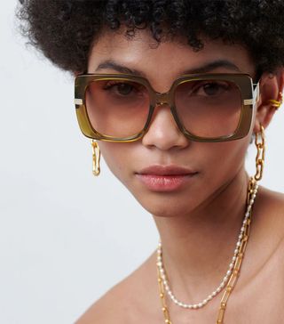 Missoma + Le Specs Phoenix Ridge Oversized Square Sunglasses