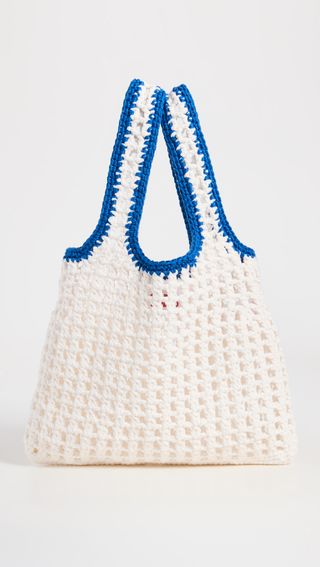 Solid & Striped + The Mini Crochet Tote