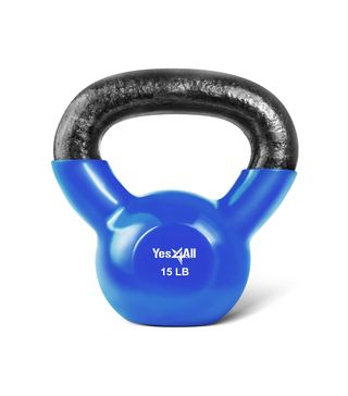 Yes4All + Vinyl Coated Kettlebell Weight