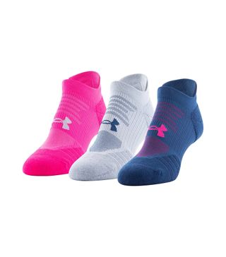 Under Armour + Play Up No Show Tab Socks, 3-Pairs