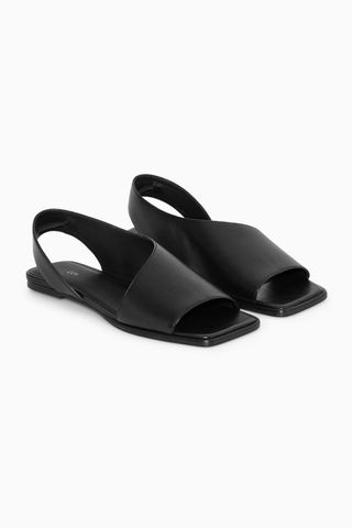 COS + Leather Slingback Sandals