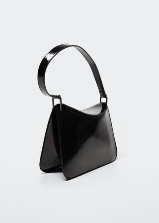 Mango + Patent Leather Shoulder Bag