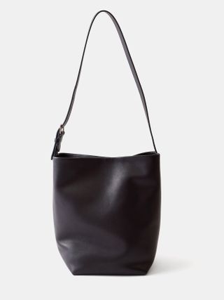 The Row + Park Medium Leather Tote Bag