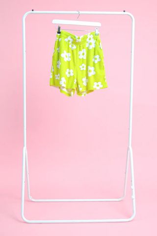 Neon Rose + Delilah Towelling Shorts