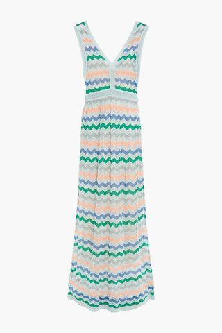 M Missoni + Crochet-Knit Cotton-Blend Maxi Dress